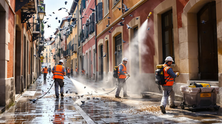 expert en lutte contre les pigeons nuisibles à lyon, nous proposons des solutions efficaces de prévention et de nettoyage des déjections pour préserver la propreté et la santé de vos espaces.