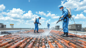 service professionnel de nettoyage complet et désinfection efficace après invasion de pigeons en toiture pour préserver la santé et l'intégrité de votre habitation.