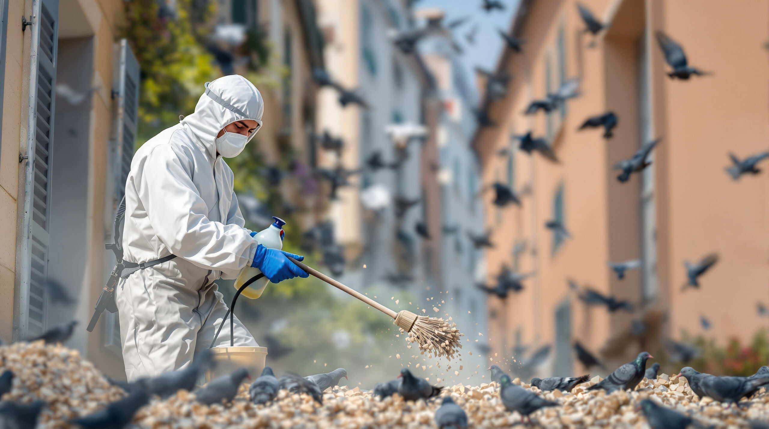 service professionnel de nettoyage des fientes de pigeons à aubagne (13400). intervention rapide et devis gratuit. contactez-nous au +33 6 07 58 08 82 pour un environnement propre et sain.