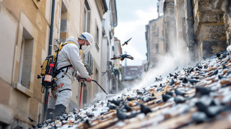 service professionnel de nettoyage des fientes de pigeons à aurillac (15000). intervention rapide et devis gratuit. contactez-nous au +33 6 07 58 08 82 pour un devis personnalisé.