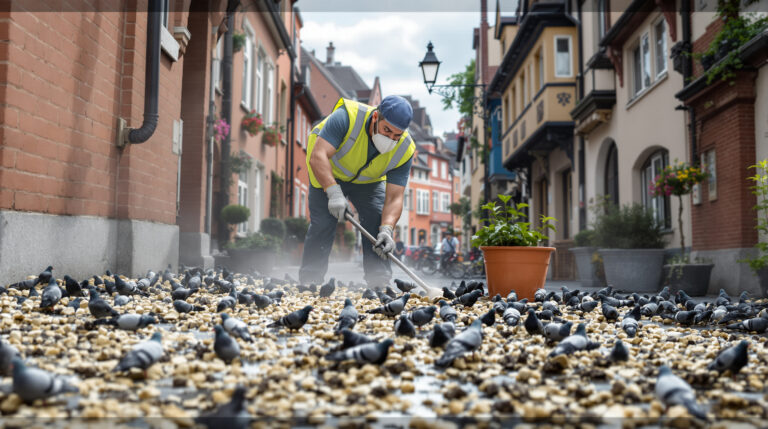 service professionnel de nettoyage des fientes de pigeons à bischheim (67800). intervention rapide et devis gratuit au 06.07.58.08.82 pour un environnement propre et sain.
