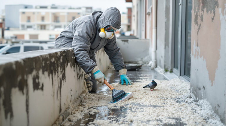 service professionnel de nettoyage des fientes de pigeons à blagnac (31700). devis rapide et personnalisé. contactez-nous au +33 6 07 58 08 82 pour un environnent sain et propre.