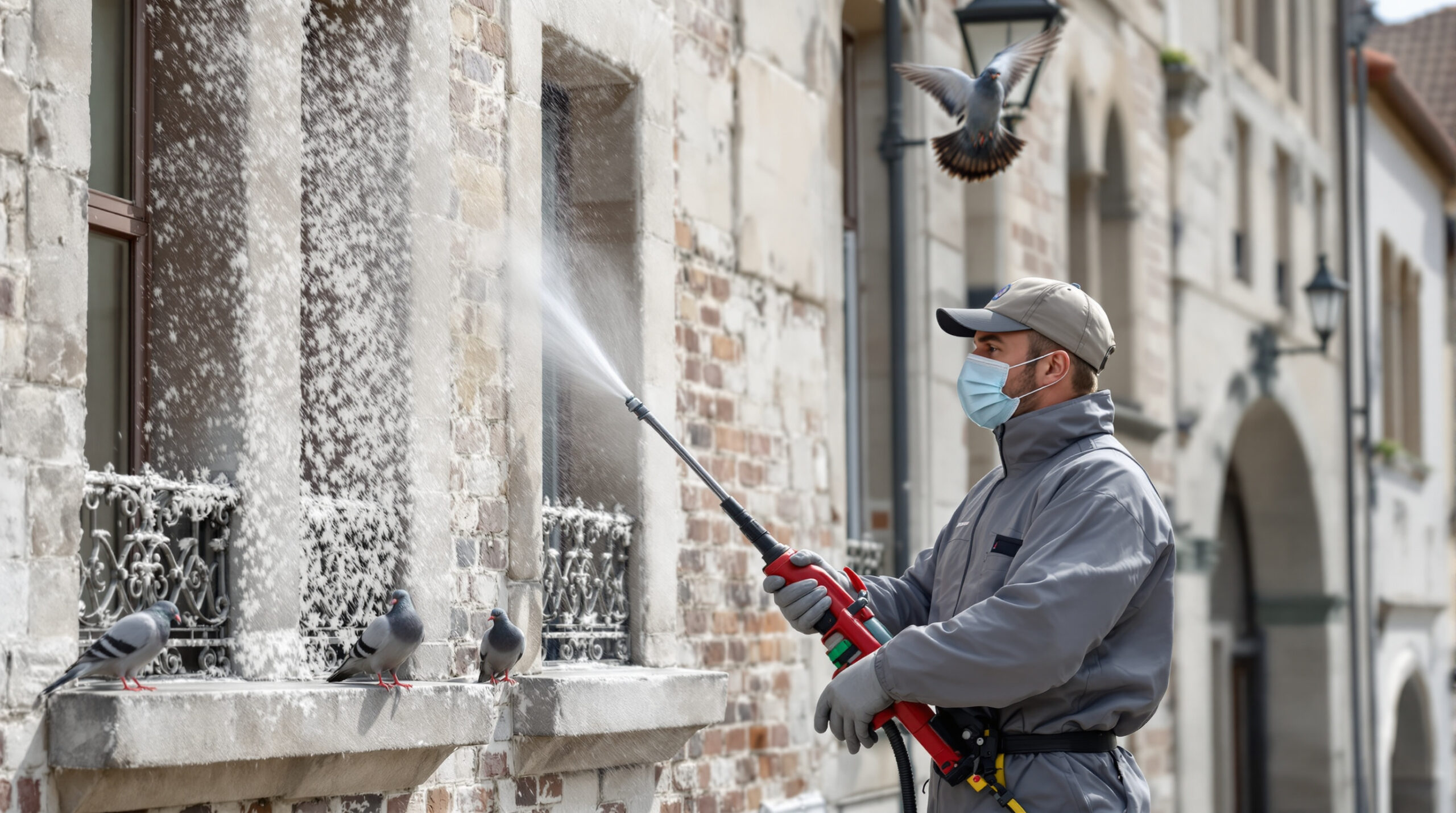 service professionnel de nettoyage des fientes de pigeons à chartres (28000). intervention rapide et devis gratuit. contactez-nous au +33607580882 pour un espace propre et sain.
