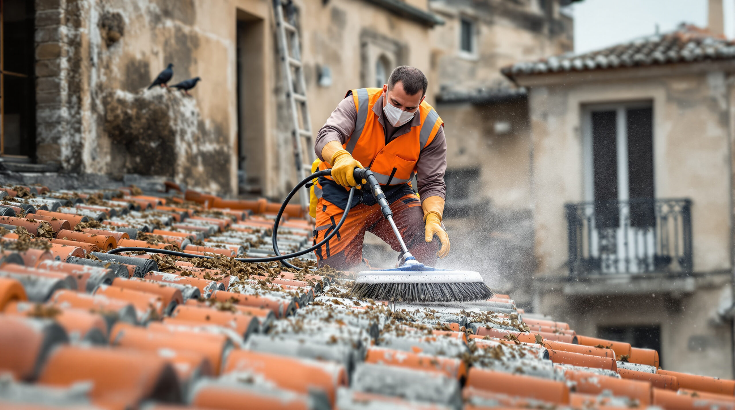 service professionnel de nettoyage des fientes de pigeons à dax (40100). devis gratuit et intervention rapide. contactez-nous au +33607580882 pour un environnement propre et sain.
