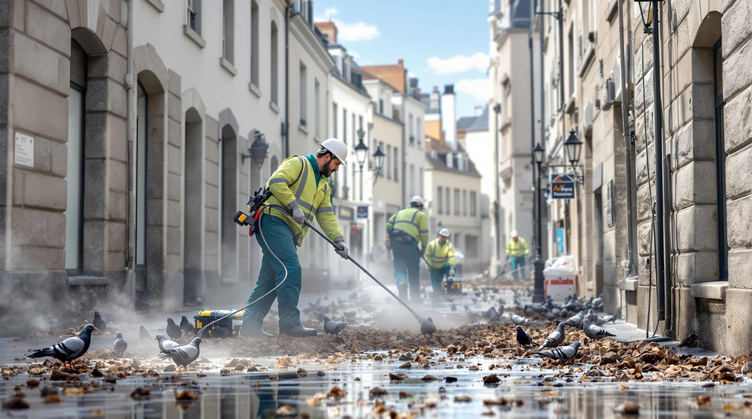 service professionnel de nettoyage des fientes de pigeons à guipavas (29490). obtenez un devis personnalisé au 06.07.58.08.82 pour un environnement propre et sain.