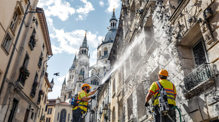 service professionnel de nettoyage des fientes de pigeons à lyon 69000. contactez-nous au +33607580882 pour un devis rapide et personnalisé.