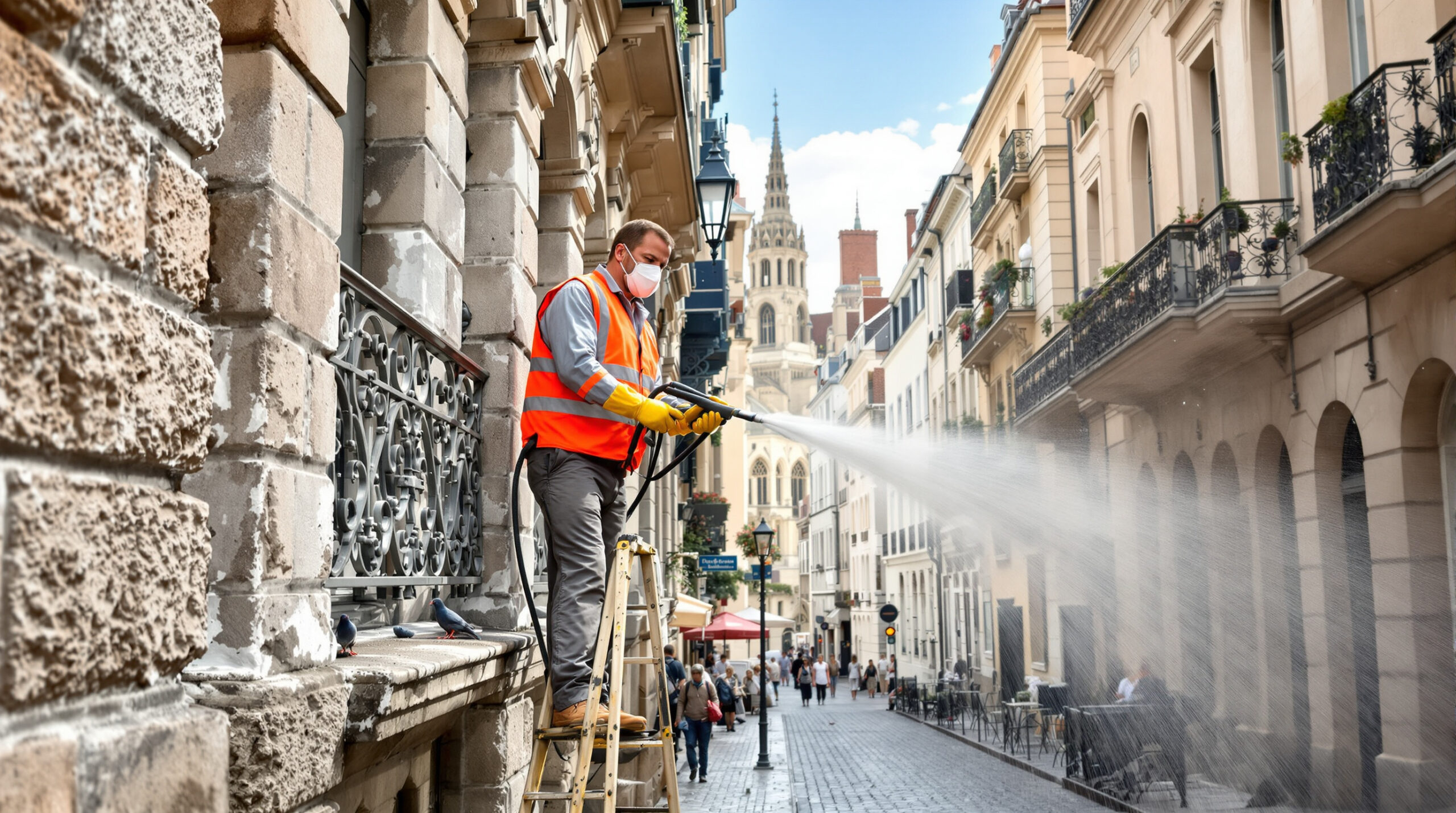 service professionnel de nettoyage des fientes de pigeons à metz (57000). obtenez un devis rapide et personnalisé au +33607580882 pour un environnement propre et sain.