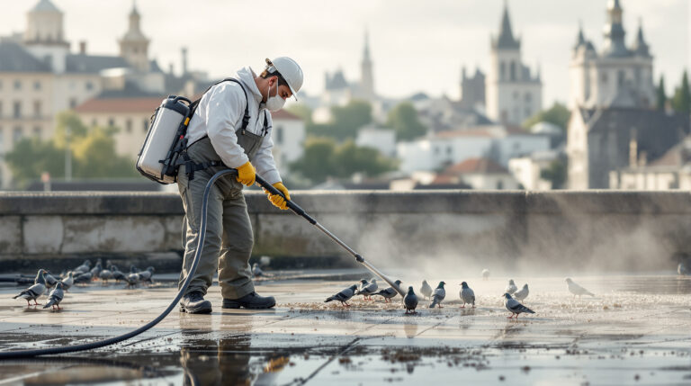service professionnel de nettoyage des fientes de pigeons à millau 12100. obtenez un devis personnalisé rapidement au +33607580882 pour un environnement sain et propre.