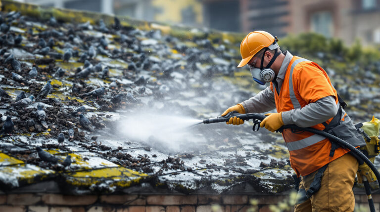 service professionnel de nettoyage des fientes de pigeons à mont de marsan (40000). devis gratuit et rapide. contactez-nous au +33607580882 pour un environnement propre et sain.