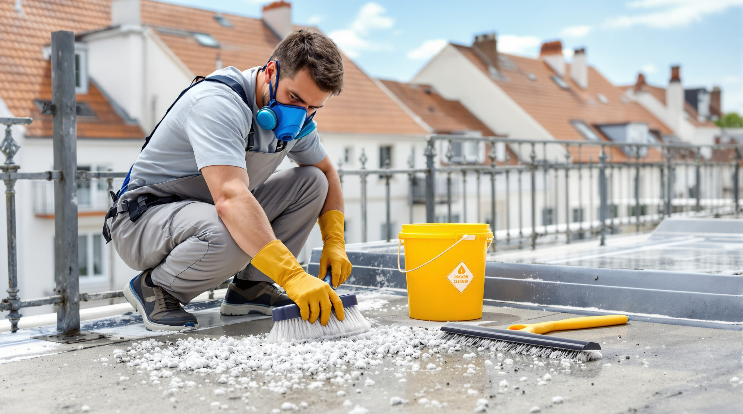 service professionnel de nettoyage des fientes de pigeons à montaigu, vendée (85600). devis gratuit et intervention rapide. contactez-nous au +33 6 07 58 08 82.