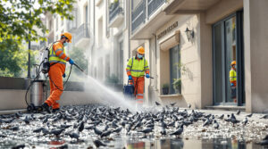 service professionnel de nettoyage des fientes de pigeons à monteux 84170. intervention rapide et devis gratuit au 06.07.58.08.82 pour une solution efficace et durable.