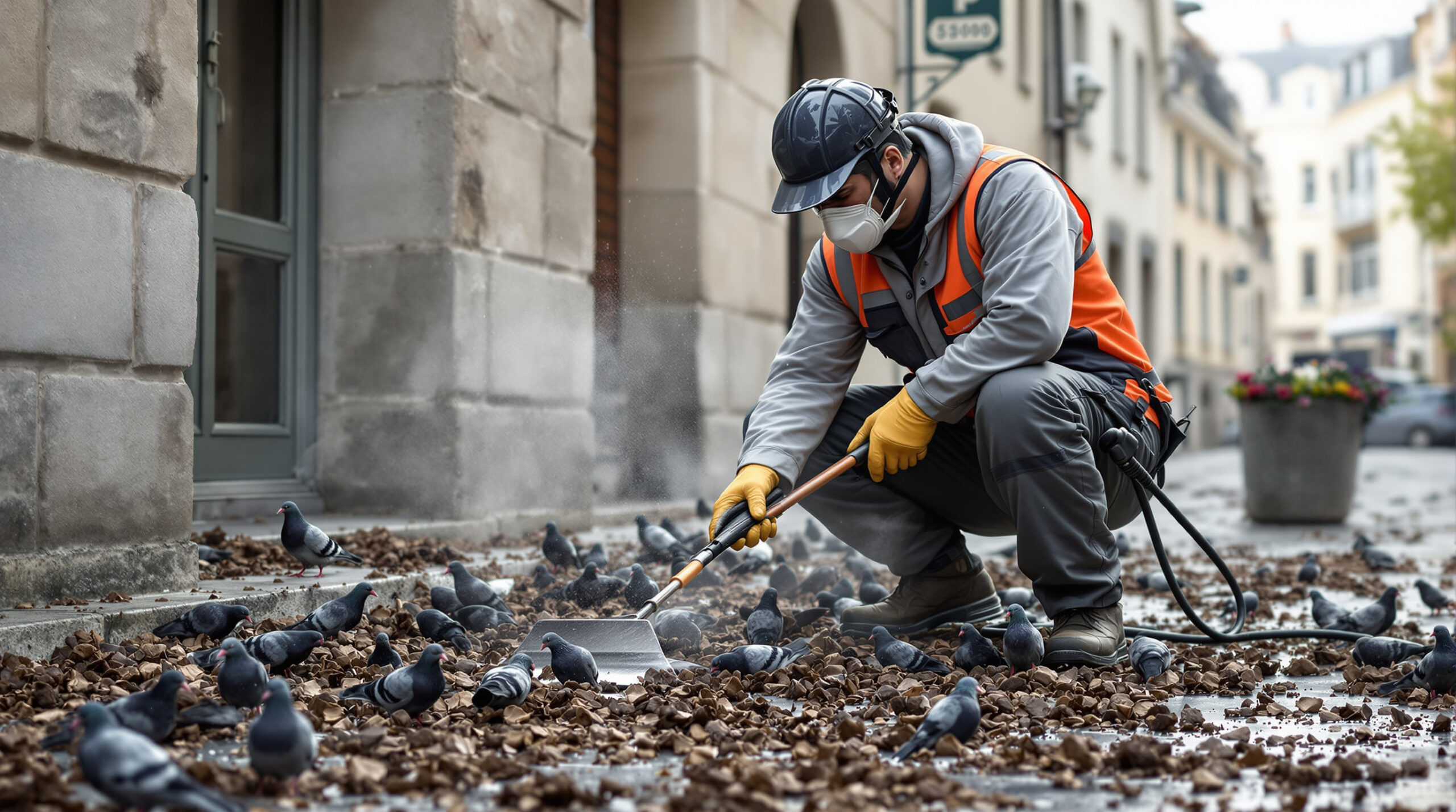 service professionnel de nettoyage des fientes de pigeons à nevers (58000). devis gratuit et rapide. contactez-nous au +33 6 07 58 08 82 pour un environnement propre et sain.