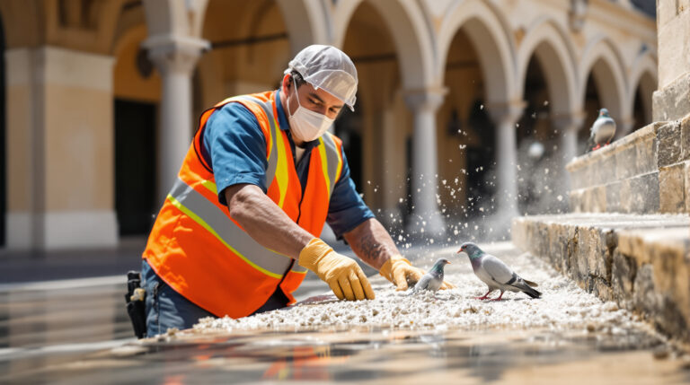 service professionnel de nettoyage des fientes de pigeons à nîmes (30900). intervention rapide et devis gratuit. contactez-nous au +33 6 07 58 08 82 pour un nettoyage efficace et sécurisé.
