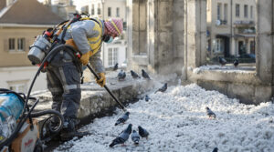 service de nettoyage professionnel des fientes de pigeons à oullins et pierre-bénite (69310). intervention rapide et devis gratuit. contactez-nous au +33 6 07 58 08 82.