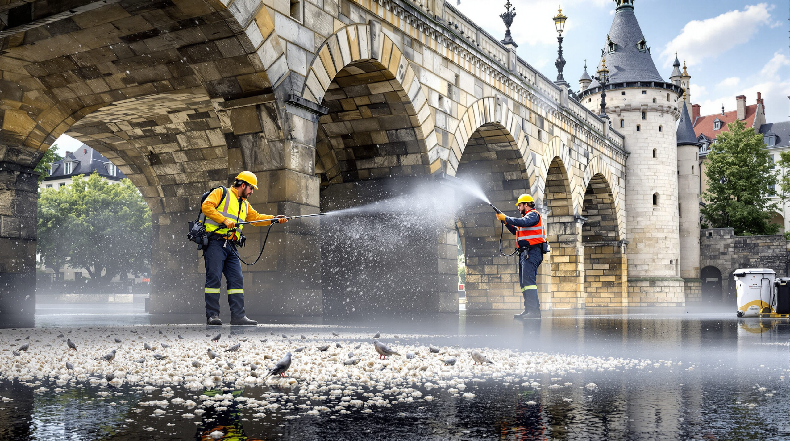 service professionnel de nettoyage des fientes de pigeons à pont du château (63430). obtenez un devis gratuit au 06.07.58.08.82 pour un environnement propre et sain.