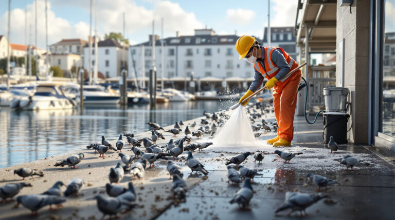 service professionnel de nettoyage des fientes de pigeons à port de bouc (13110). intervention rapide et devis gratuit. contactez-nous au 06.07.58.08.82 pour un nettoyage efficace et soigné.
