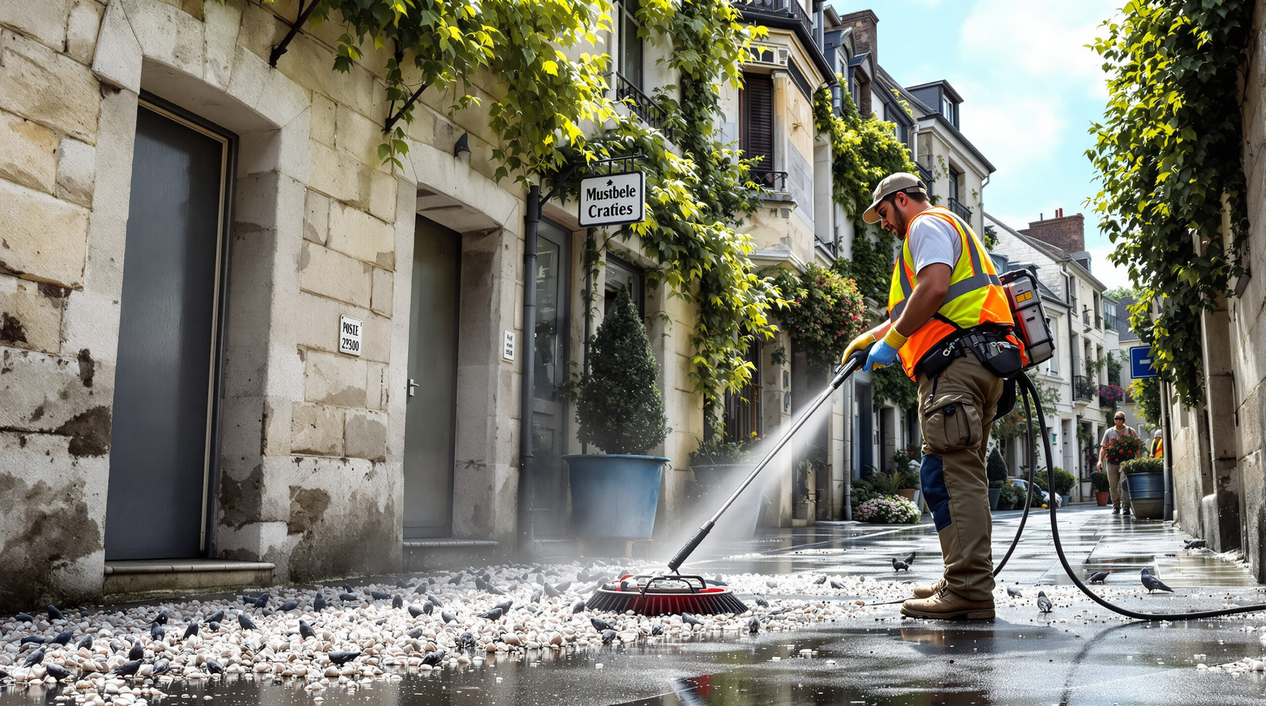 service professionnel de nettoyage des fientes de pigeons à quimperlé 29300. devis gratuit, contactez-nous au 06.07.58.08.82 pour un nettoyage efficace et rapide.