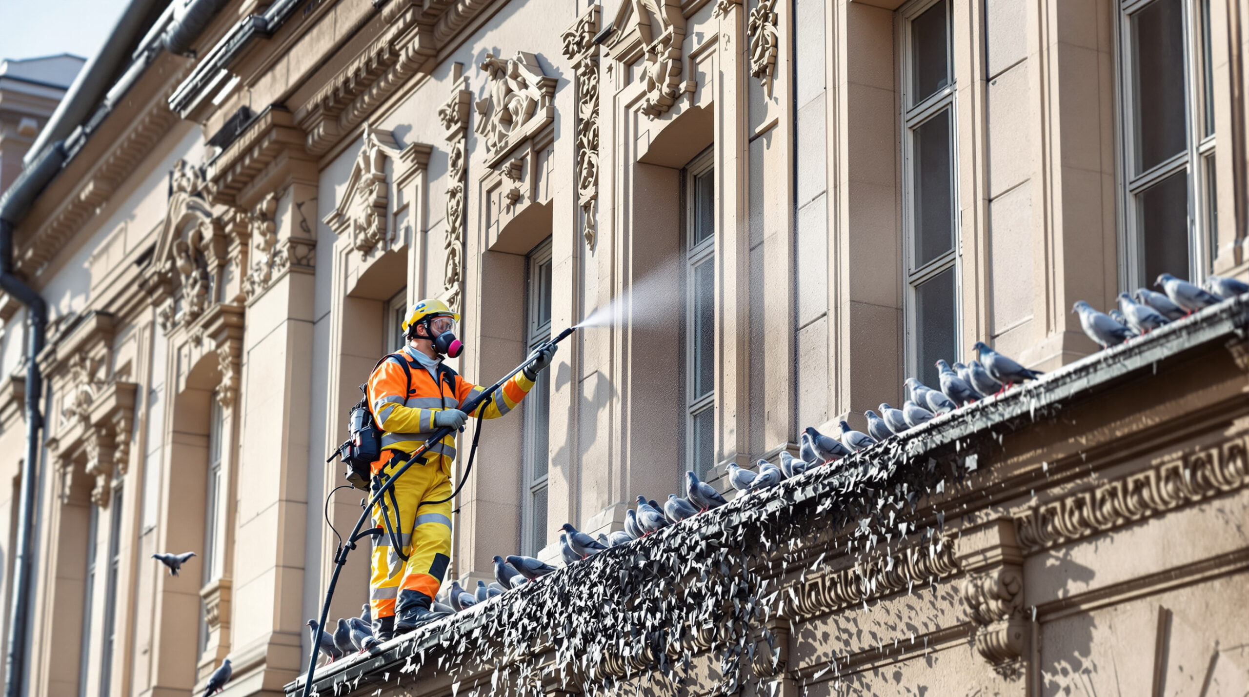 service professionnel de nettoyage des fientes de pigeons à rixheim (68170). devis gratuit au 06.07.58.08.82 pour un environnement propre et sain.