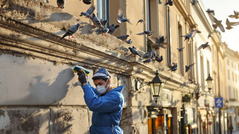 service professionnel de nettoyage des fientes de pigeons à roanne (42300). intervention rapide et devis gratuit. contactez-nous au +33607580882 pour un nettoyage efficace et sécurisé.