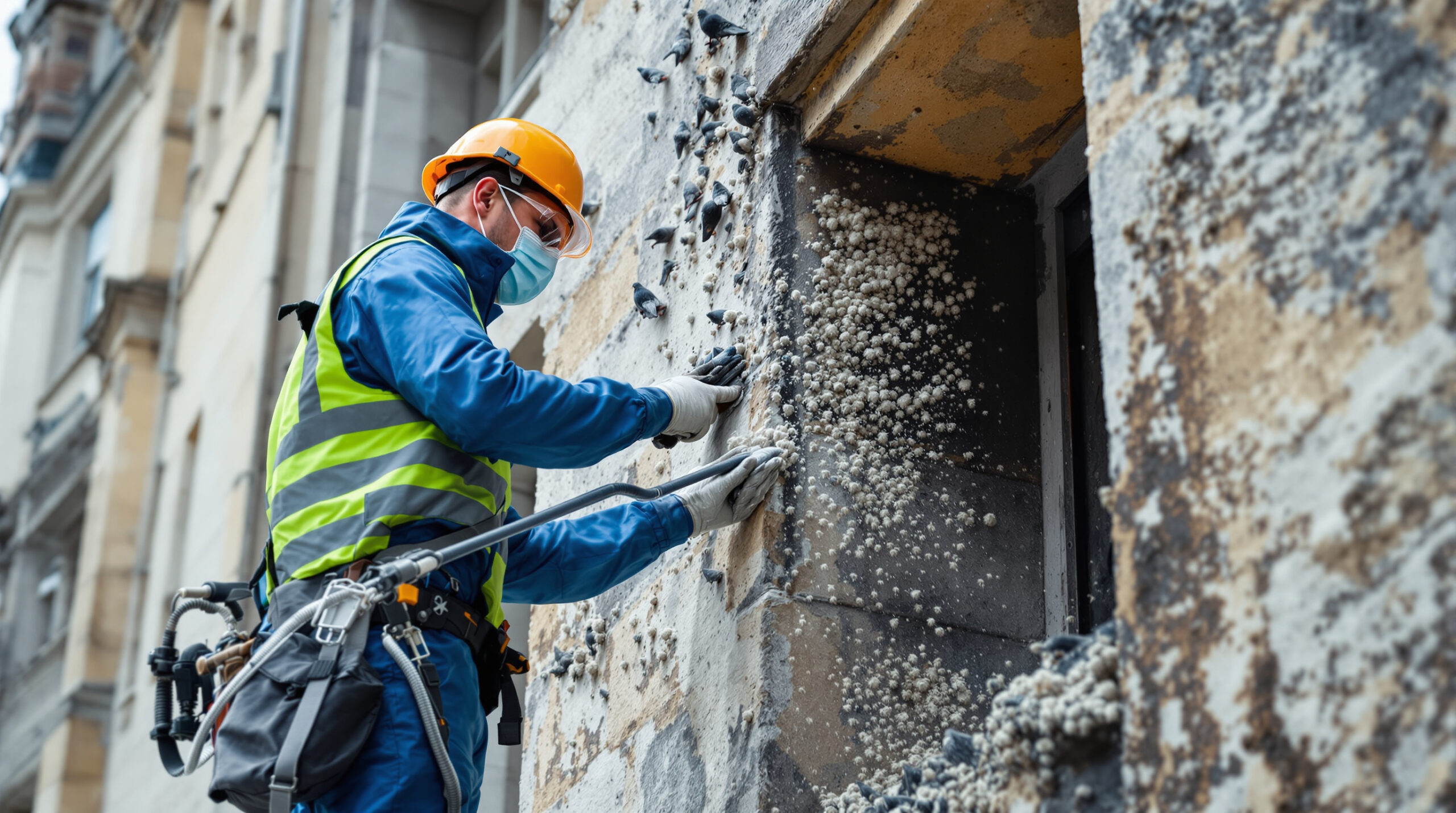 service professionnel de nettoyage des fientes de pigeons à rouen 76000. intervention rapide et devis gratuit. contactez-nous au +33 6 07 58 08 82 pour un environnement propre et sain.