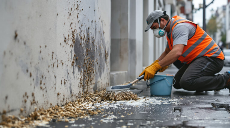 service professionnel de nettoyage des fientes de pigeons à vaulx-en-velin (69120). devis rapide et gratuit. contactez-nous au +33 6 07 58 08 82 pour un environnement propre et sain.
