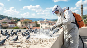 service professionnel de nettoyage des fientes de pigeons à vence (06140). intervention rapide et devis gratuit au 06.07.58.08.82.
