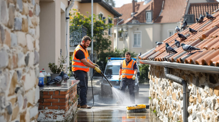 service professionnel de nettoyage des fientes de pigeons à villers-lès-nancy (54600). intervention rapide et devis gratuit au 06.07.58.08.82.