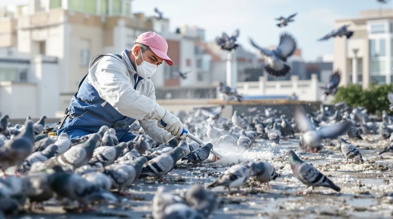 obtenez un devis rapide pour le nettoyage des fientes de pigeons par une entreprise agréée, spécialisée dans l'entretien et la protection de vos bâtiments.