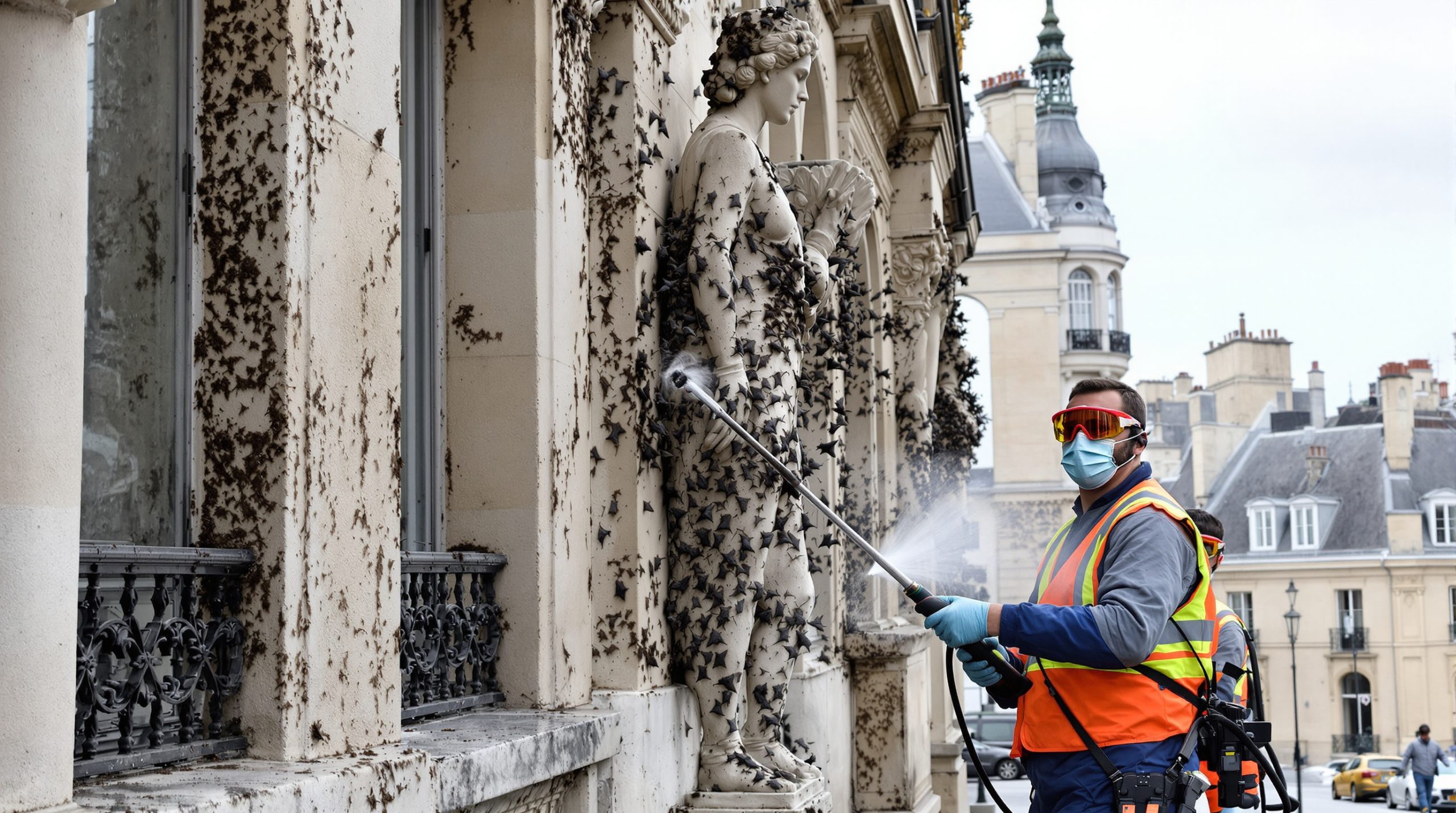 service professionnel de nettoyage des fientes de pigeons partout en france, pour un environnement propre et sain. intervention rapide et efficace garantie.