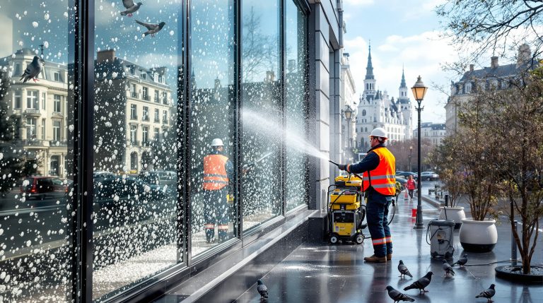 service professionnel de nettoyage des fientes de pigeons et des vitres, disponible partout en france. intervention rapide et efficace pour préserver la propreté de vos surfaces.
