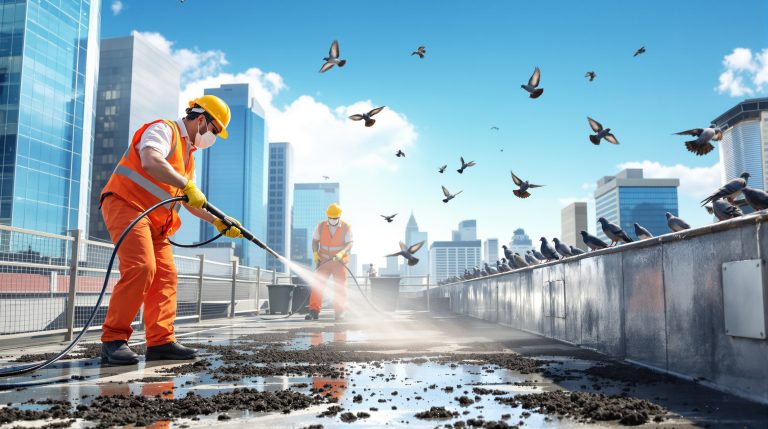 société spécialisée en dépigeonnage d'urgence offrant des services de nettoyage et de protection efficaces pour préserver vos bâtiments et espaces extérieurs.
