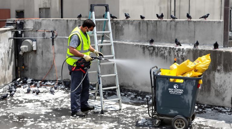 découvrez nos tarifs compétitifs pour le nettoyage des fientes de pigeons par une entreprise agréée, spécialisée dans l'entretien et la protection de vos bâtiments.