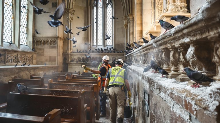 découvrez des méthodes efficaces et sécurisées pour enlever les fientes de pigeon dans une église, tout en respectant le patrimoine religieux et en préservant la propreté des lieux sacrés.