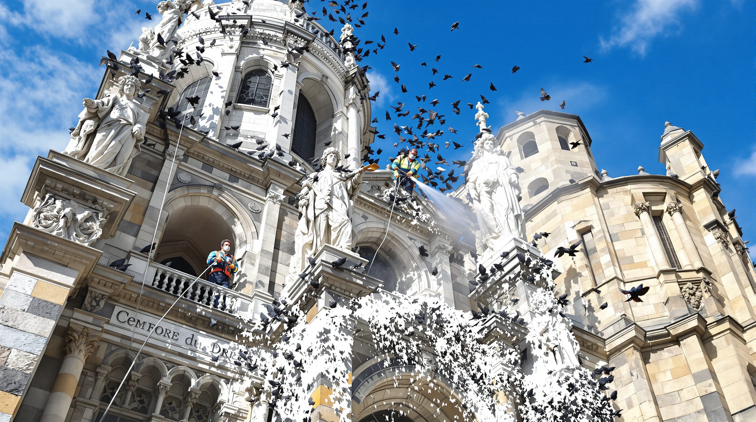 spécialisée dans le nettoyage professionnel des fientes de pigeons pour églises dans les deux-sèvres (79), notre entreprise assure un service efficace et respectueux du patrimoine.