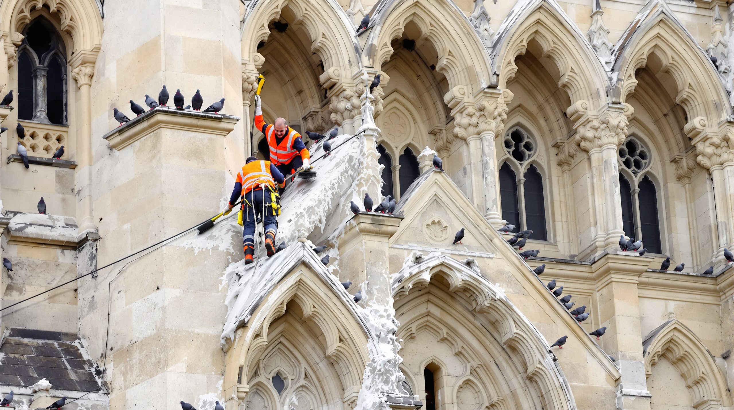 service professionnel de nettoyage des fientes de pigeons pour églises en haute vienne (87). assurez la propreté et la préservation de votre bâtiment religieux avec notre expertise spécialisée.