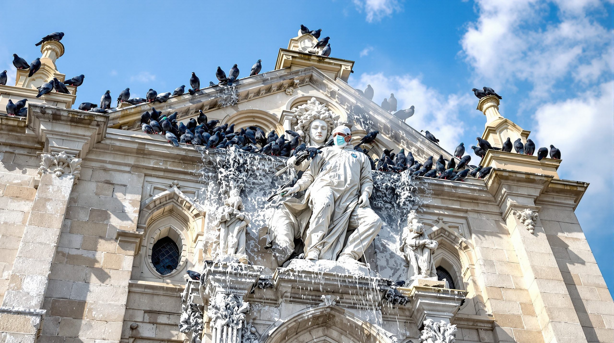 service professionnel de nettoyage des fientes de pigeons pour églises dans le lot-et-garonne (47). solutions efficaces et respectueuses pour préserver vos bâtiments historiques.