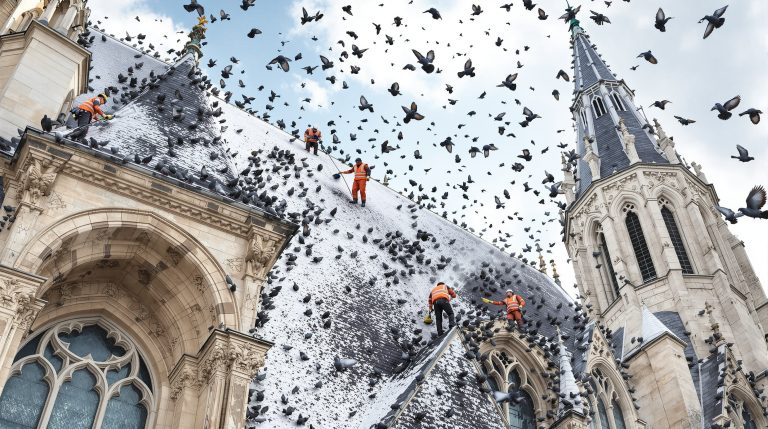 service professionnel de nettoyage et démolition des fientes de pigeons pour églises dans le territoire de belfort (90). intervention rapide et efficace pour préserver la propreté et la sécurité de vos bâtiments religieux.