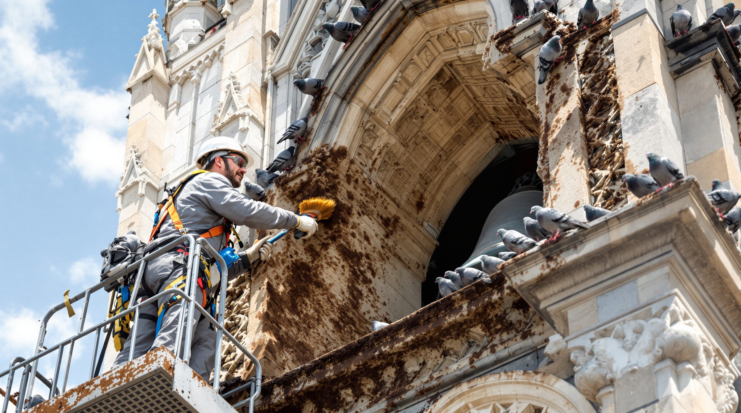 découvrez pourquoi il est important de nettoyer les fientes de pigeon dans un clocher afin de préserver la structure, éviter les dégâts et garantir un environnement sain.