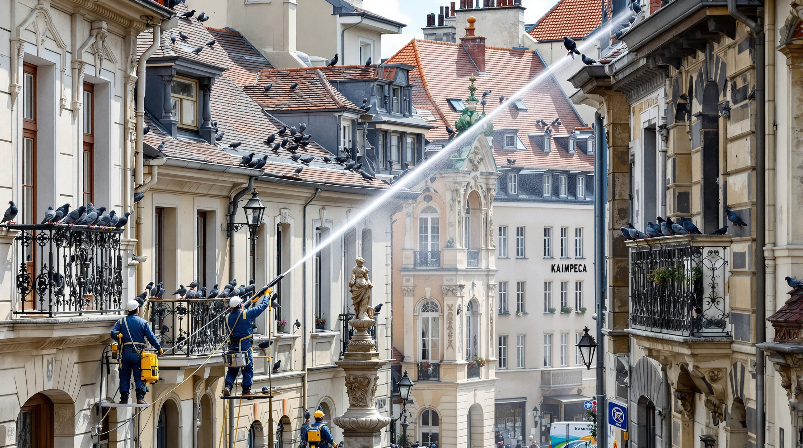 service professionnel de nettoyage haute pression spécialisé dans l’élimination des fientes de pigeons en meurthe-et-moselle (54). nettoyez et protégez vos bâtiments efficacement.