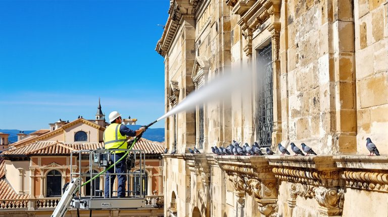 entreprise spécialisée dans le nettoyage haute pression des fientes de pigeons dans les pyrénées-orientales (66). intervention rapide et efficace pour un environnement propre et sain.